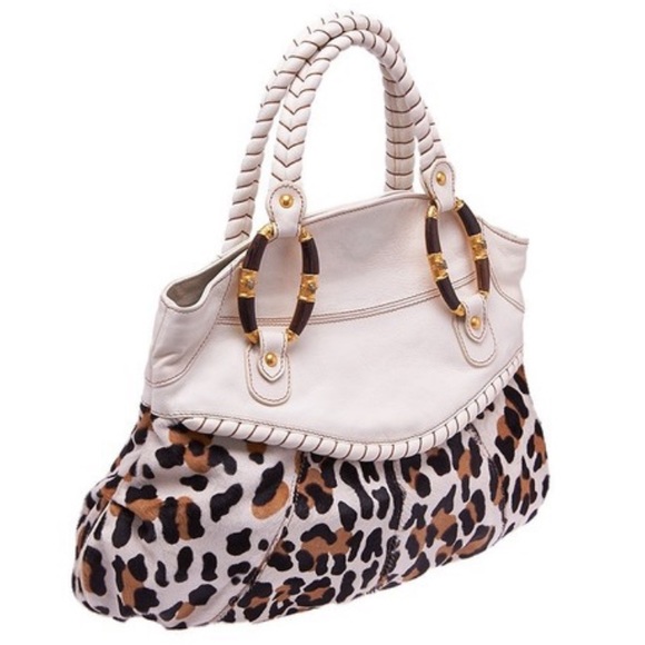 โฅ๏ธ Valentino Leopard Print Calf Hair tote โฅ๏ธ - Picture 3 of 8
